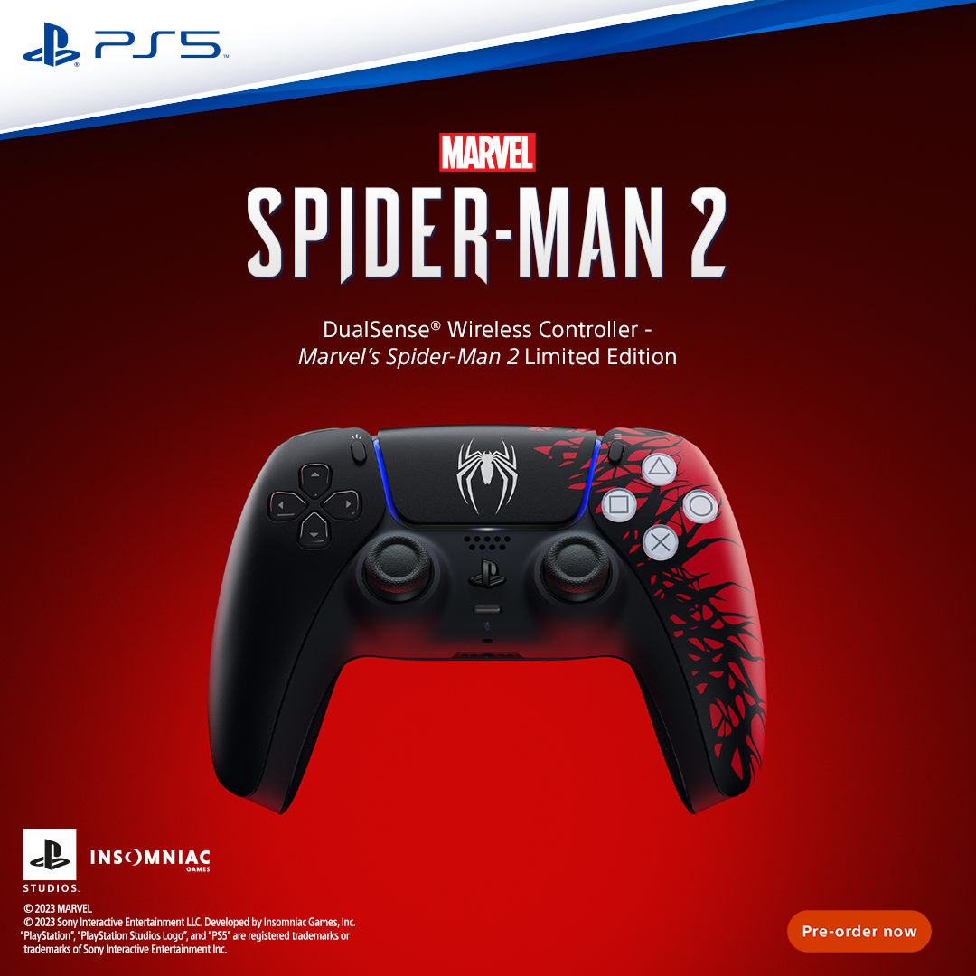 Controle DualSense Marvel's Spider-Man 2 Limited Edition PS5 - Game Games -  Loja de Games Online