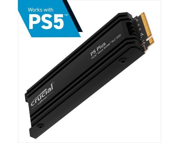Crucial P5 Plus 1TB Gen4 NVMe M.2 SSD