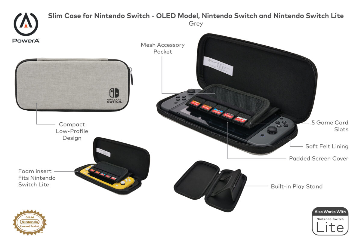 POWERA SLIM CASE GREY - Image 2