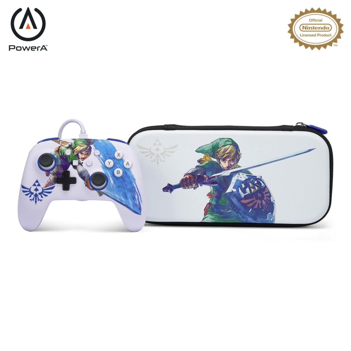 POWERA WIRED CONTROLLER AND SLIM CASE ZELDA - Image 2